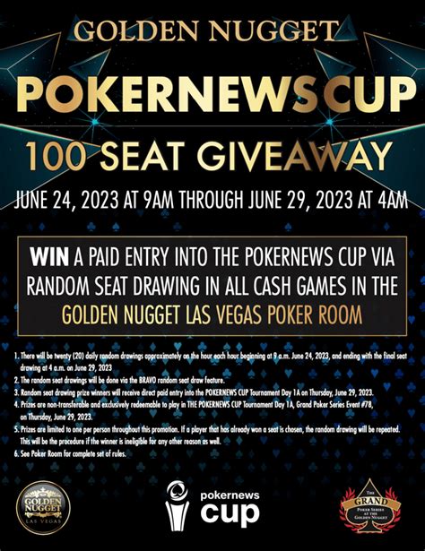 golden nugget poker tournaments 2023|Iba pa.